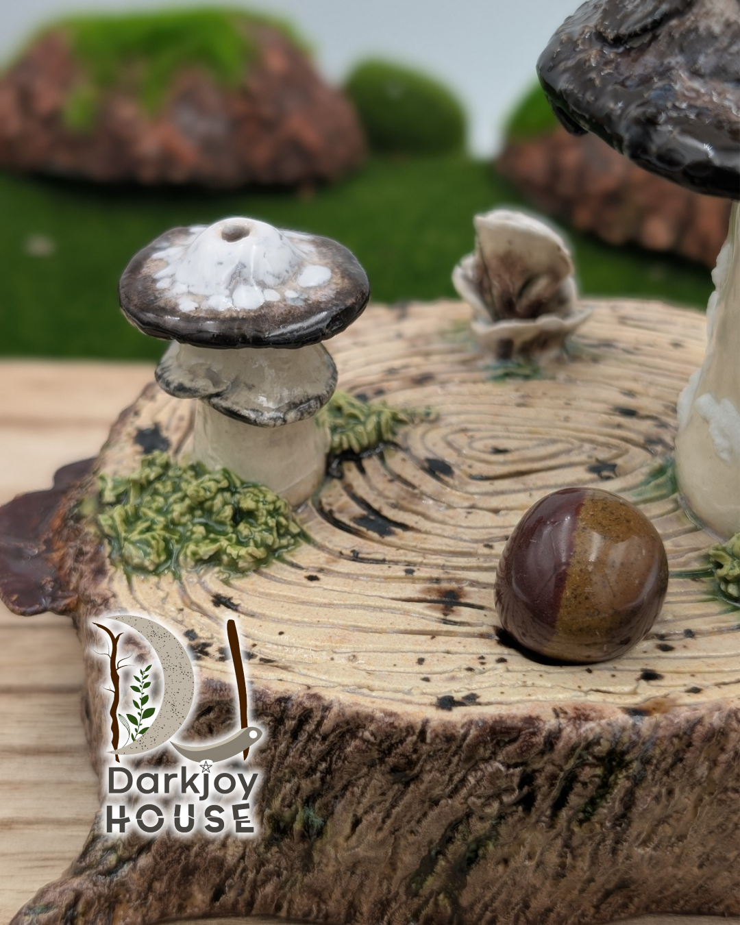 Inky Cap Mushroom Mini Altar- Enchanted Forest Collection