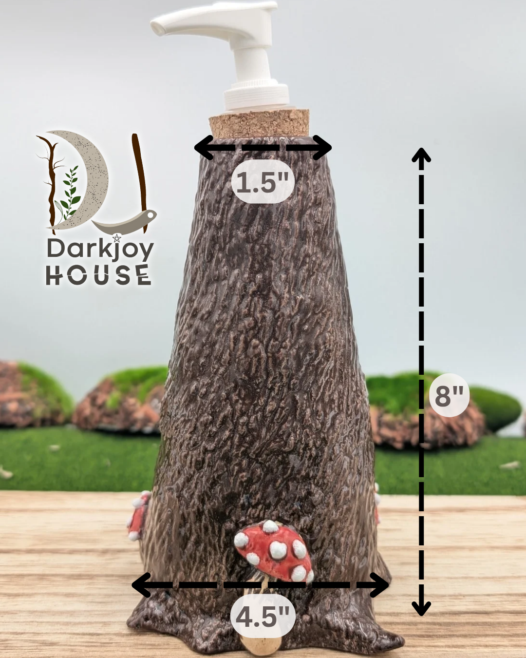 Tree Trunk Dispenser- Enchanted Forest Collection