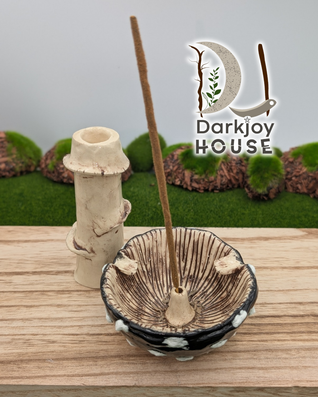 Secret Mushroom Ashtrays –Multifunctional Sculptural Pieces -Enchanted Forest Collection