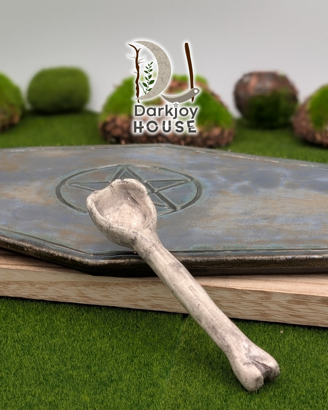 Coffin Charcuterie Tray with Spoon