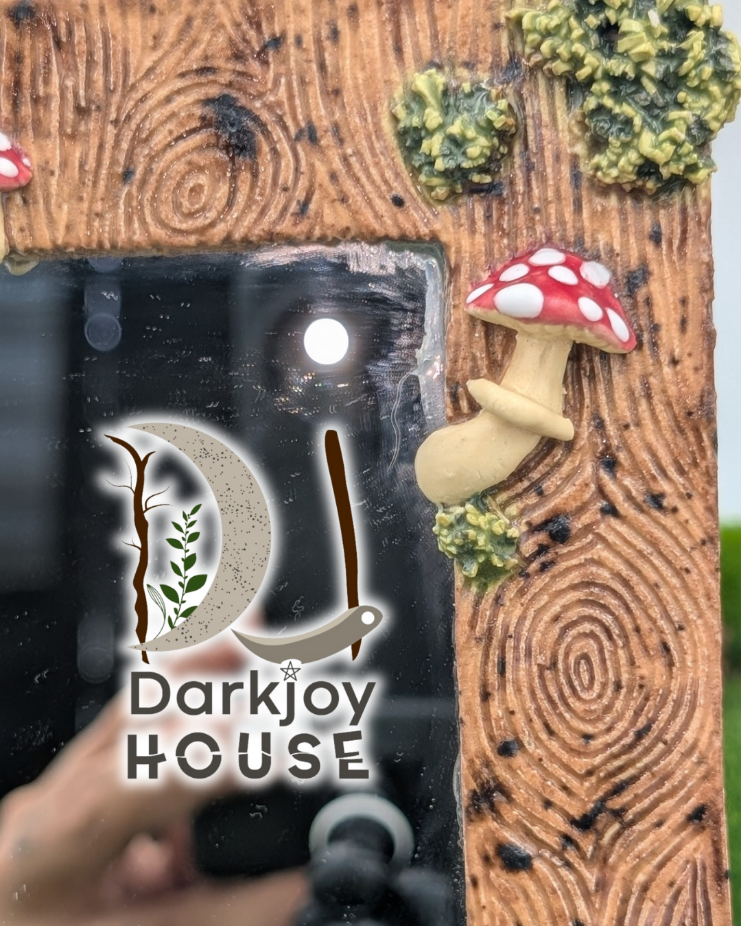 Mushroom Portal Mirror – Enchanted Forest Collection
