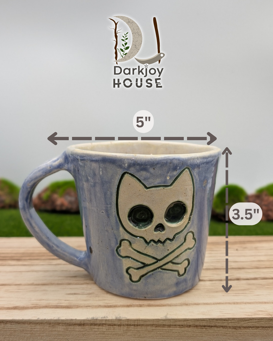 Midnight Brew Skull Mugs