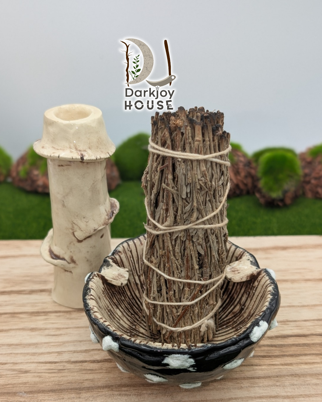 Secret Mushroom Ashtrays –Multifunctional Sculptural Pieces -Enchanted Forest Collection