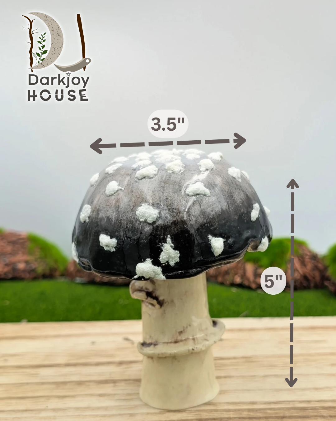 Secret Mushroom Ashtrays –Multifunctional Sculptural Pieces -Enchanted Forest Collection
