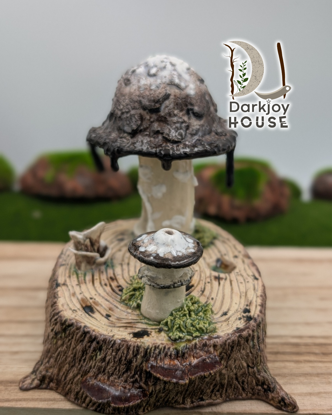Inky Cap Mushroom Mini Altar- Enchanted Forest Collection