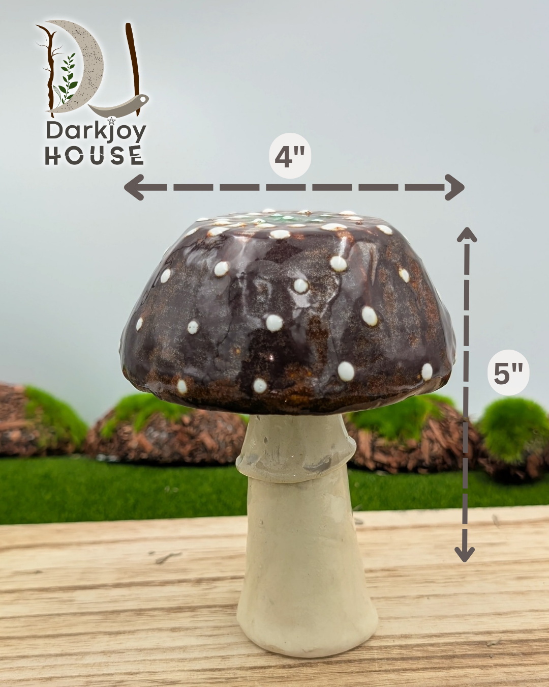 Secret Mushroom Ashtrays –Multifunctional Sculptural Pieces -Enchanted Forest Collection