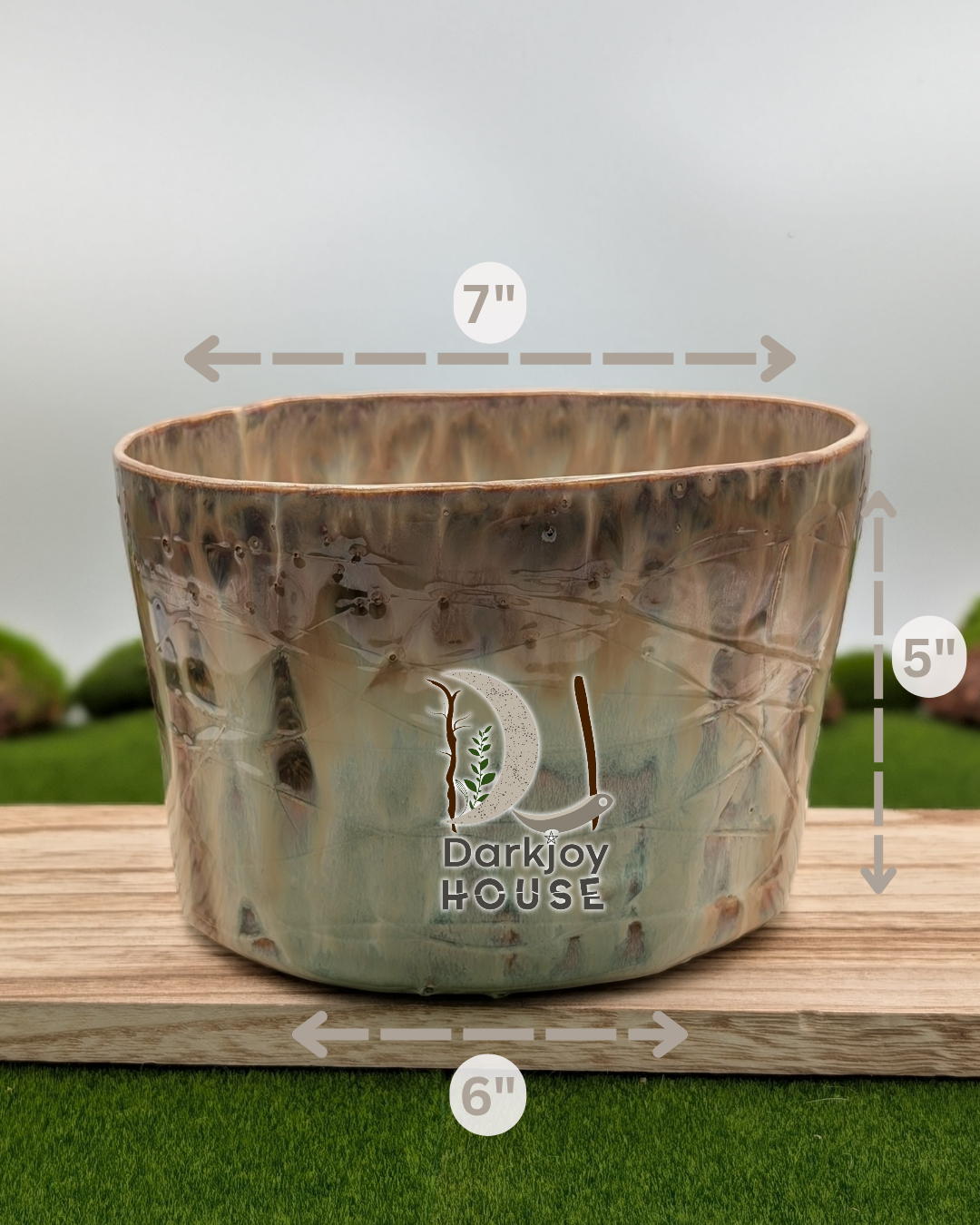 Earthen Glow Pot