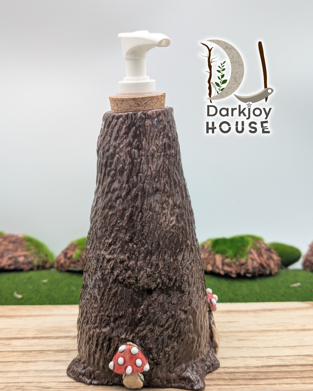 Tree Trunk Dispenser- Enchanted Forest Collection