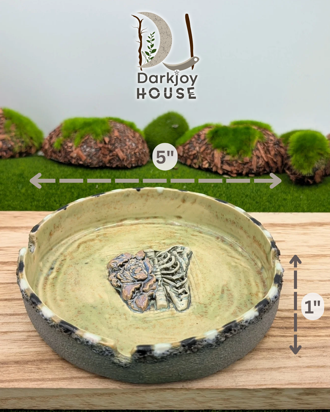 Blooming Bones Ashtray