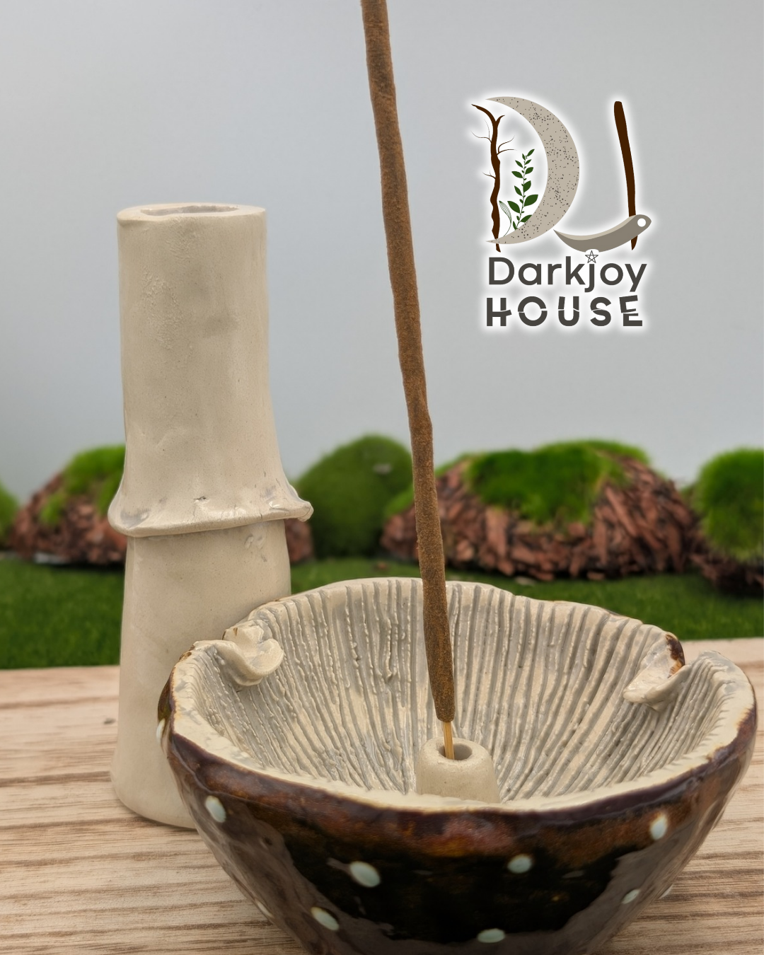 Secret Mushroom Ashtrays –Multifunctional Sculptural Pieces -Enchanted Forest Collection