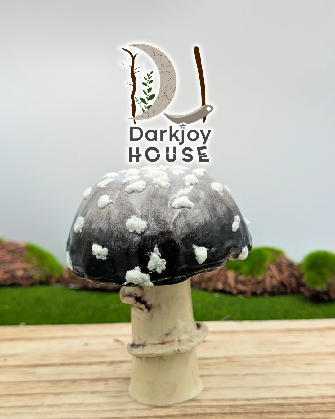 Secret Mushroom Ashtrays –Multifunctional Sculptural Pieces -Enchanted Forest Collection