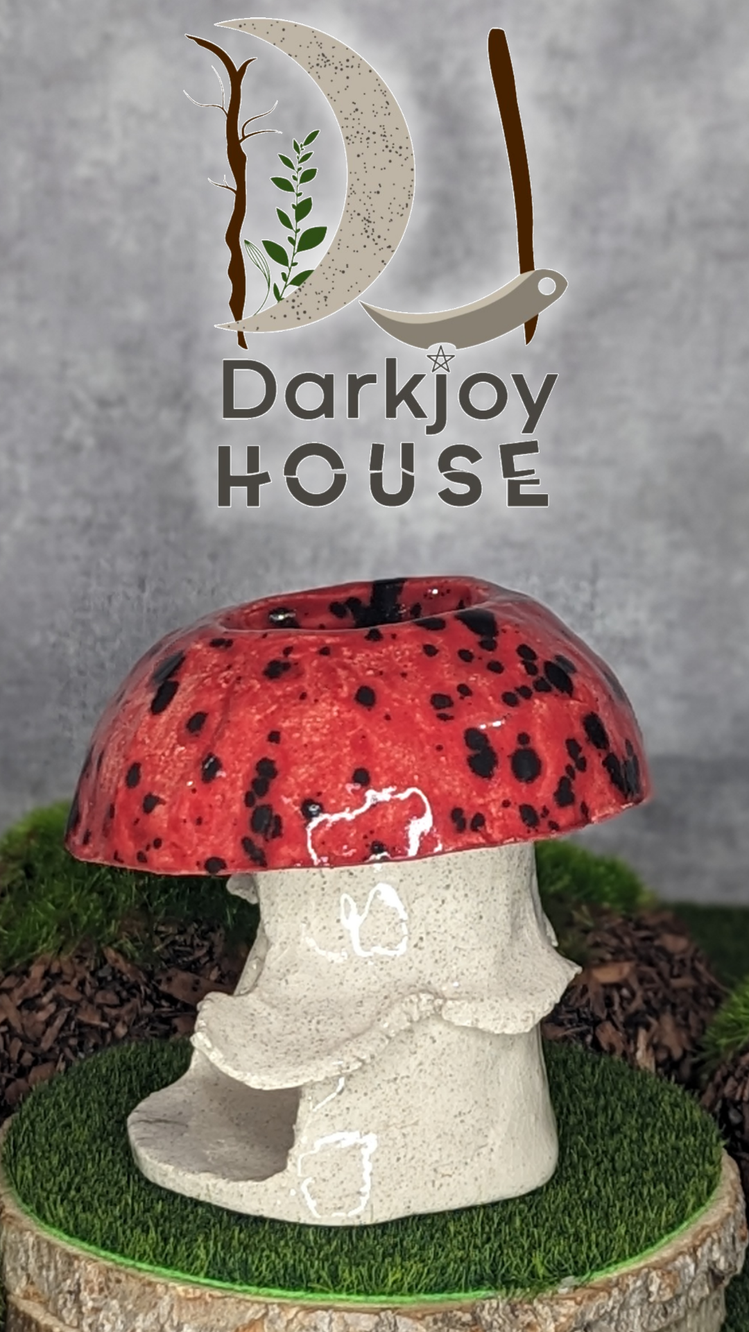 Red Poisonous Wax Melter Mushroom