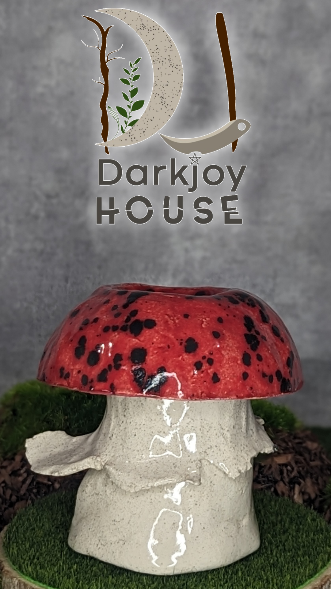 Red Poisonous Wax Melter Mushroom