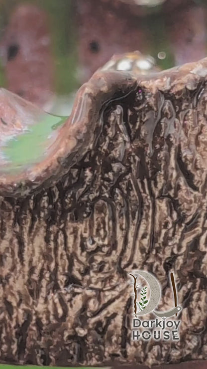 Tree Stump Ashtray- Enchanted Forest Collection