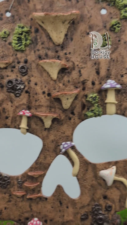 Hanging Skull Wall Smoke Fountain -Enchanted Forest Collection