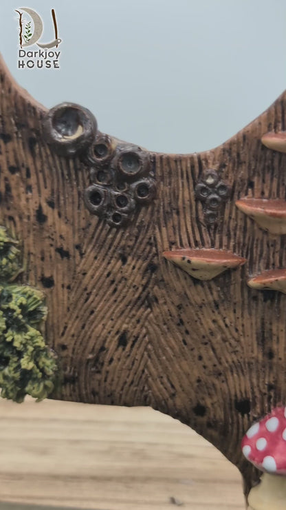 Hanging Skull Wall Smoke Fountain -Enchanted Forest Collection