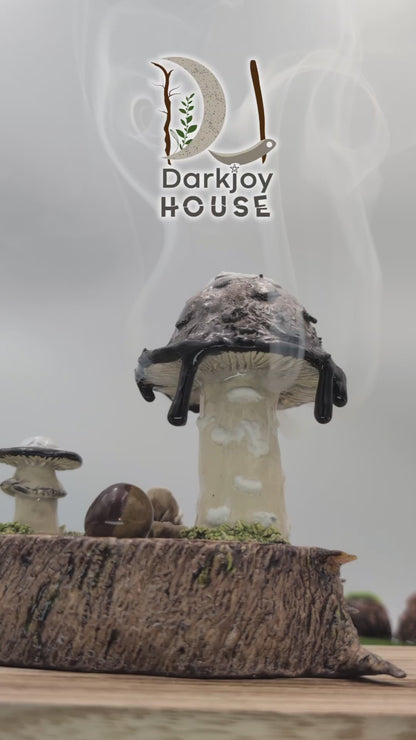 Inky Cap Mushroom Mini Altar- Enchanted Forest Collection