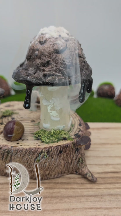 Inky Cap Mushroom Mini Altar- Enchanted Forest Collection