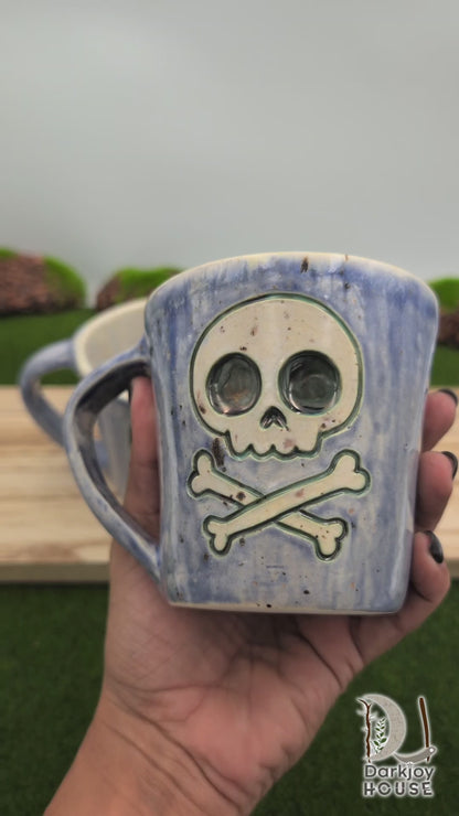 Midnight Brew Skull Mugs