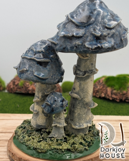 Midnight Mushroom Trio -Enchanted Forest Collection