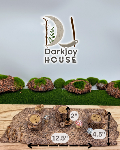 Enchanted Forest Centerpiece – Candle & Incense Holder