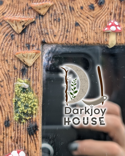 Mushroom Portal Mirror – Enchanted Forest Collection