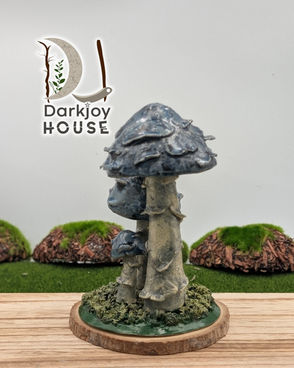 Midnight Mushroom Trio -Enchanted Forest Collection