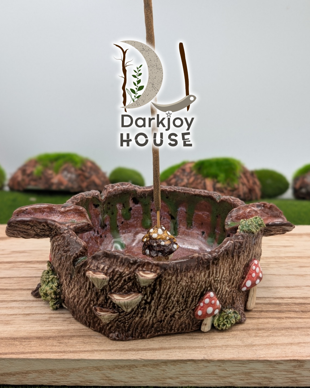 Tree Stump Ashtray- Enchanted Forest Collection
