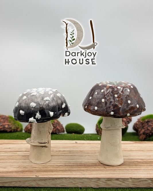 Secret Mushroom Ashtrays –Multifunctional Sculptural Pieces -Enchanted Forest Collection