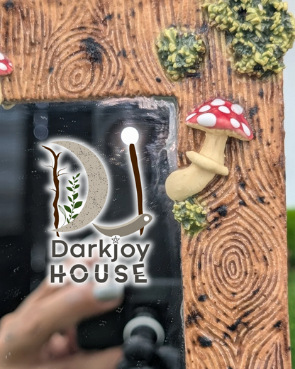 Mushroom Portal Mirror – Enchanted Forest Collection