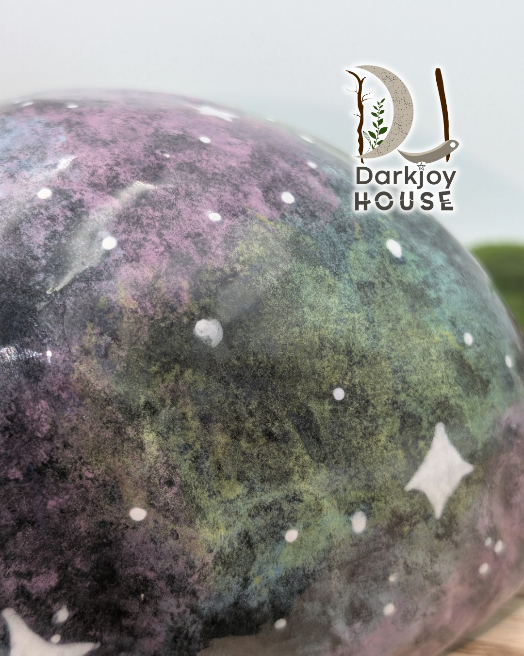 Galaxy Skull Candle Lamp