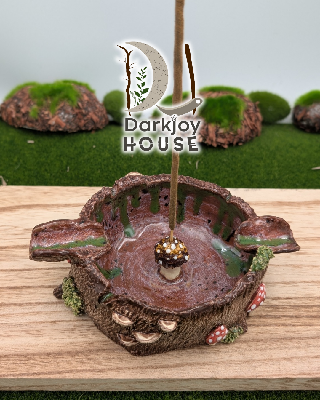 Tree Stump Ashtray- Enchanted Forest Collection