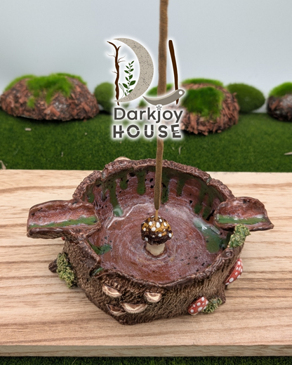 Tree Stump Ashtray- Enchanted Forest Collection