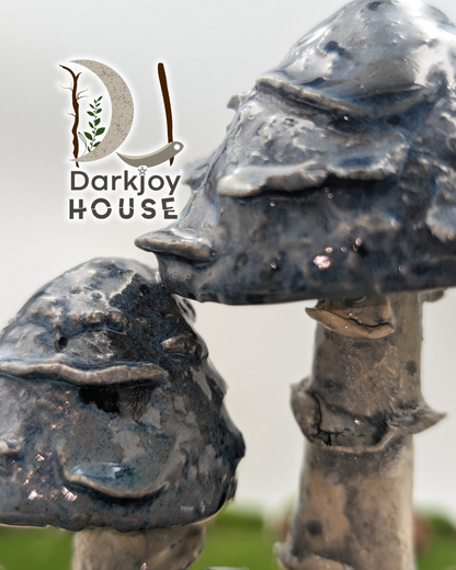 Midnight Mushroom Trio -Enchanted Forest Collection