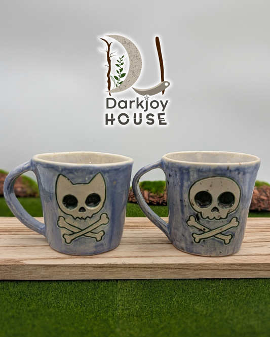 Midnight Brew Skull Mugs