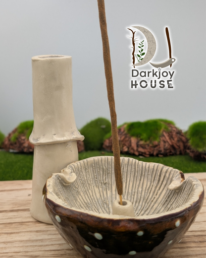 Secret Mushroom Ashtrays –Multifunctional Sculptural Pieces -Enchanted Forest Collection